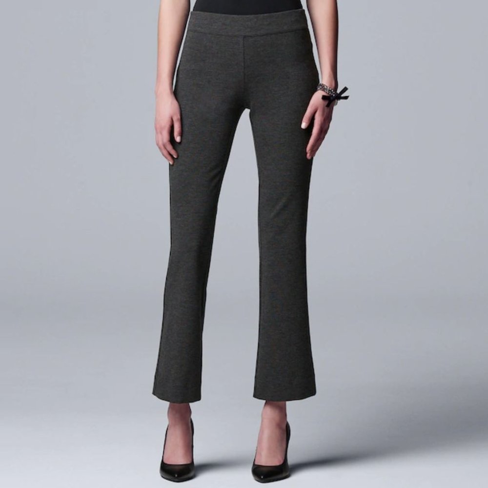 Women's Simply Vera Vera Wang Ponte Bootcut Pants